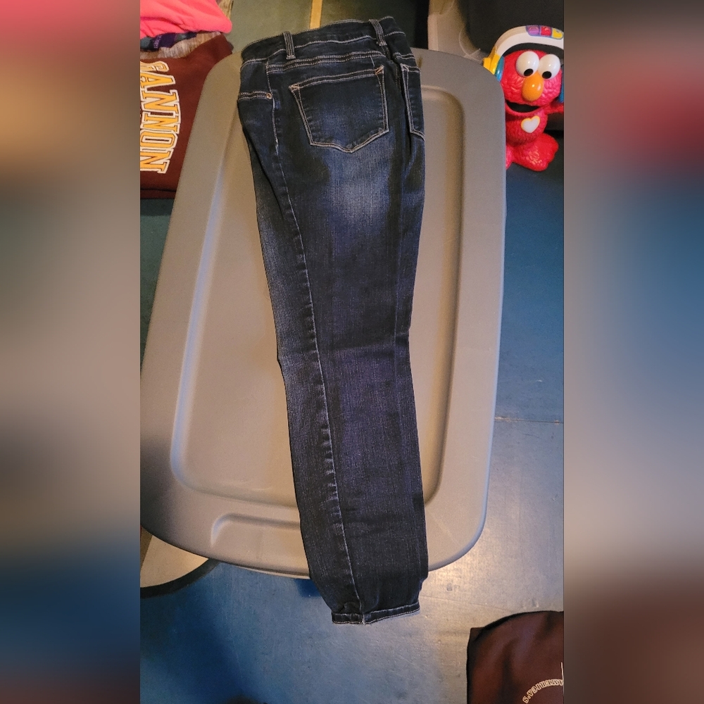 Maurices Dark Blue Skinny Jeans